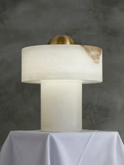 Exquisite Stone Alabaster Table Lamp — image 11