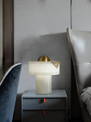 Exquisite Stone Alabaster Table Lamp — image 5