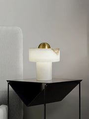 Exquisite Stone Alabaster Table Lamp — image 8
