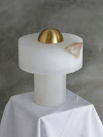 Exquisite Stone Alabaster Table Lamp — image 12