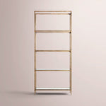 Caloria Glass Shelving — FORGED BRASS / 28