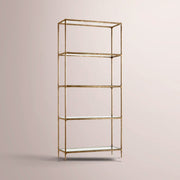 Caloria Glass Shelving — FORGED BRASS / 28