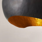 Finn Hammered Metal Dome Pendant