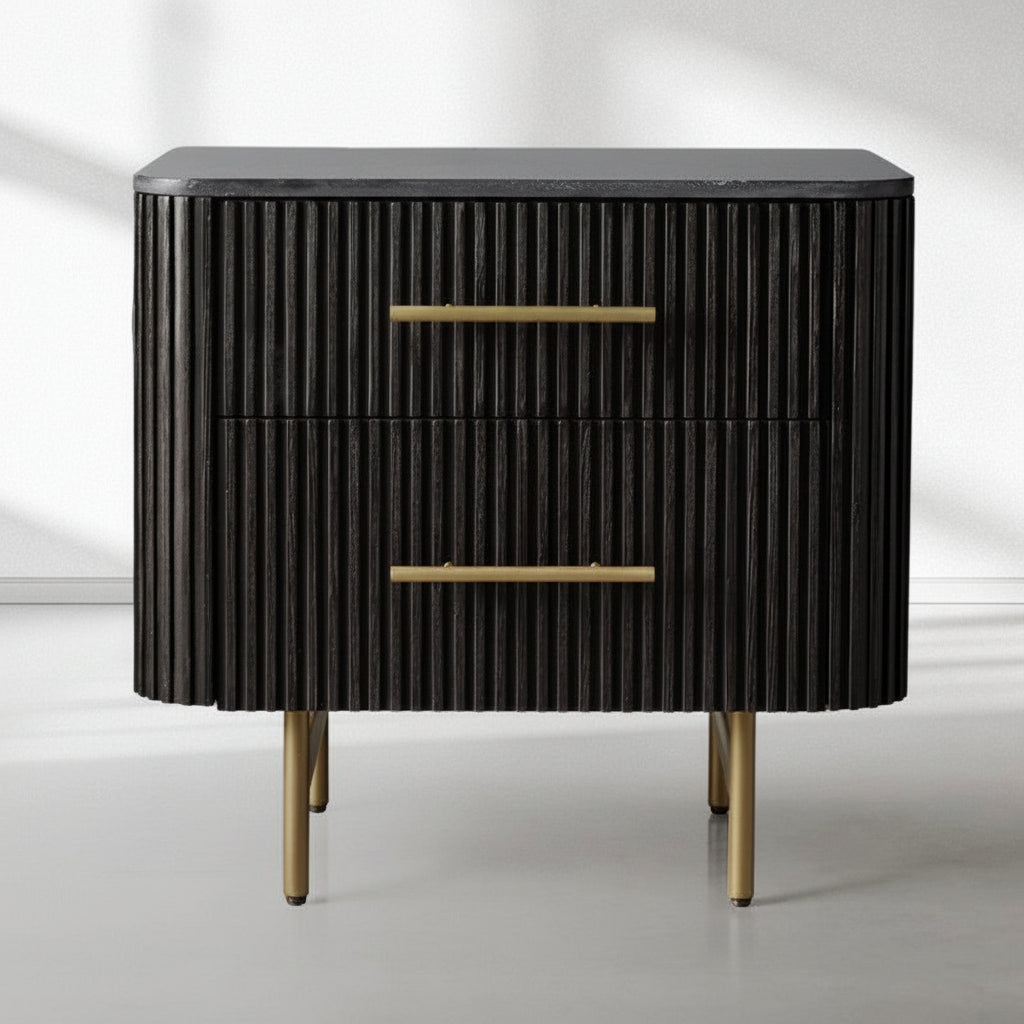 Finnegan Closed Nightstand 26“W 30”W