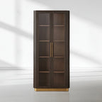 Finnegan Glass Tall Cabinet 80"H