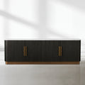 Finnegan Fluted Media Console 80”W 94“W