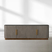 Finnegan Fluted Media Console 80”W 94“W
