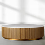 Finnegan Marble Round Coffee Table 36"D 42"D 54"D