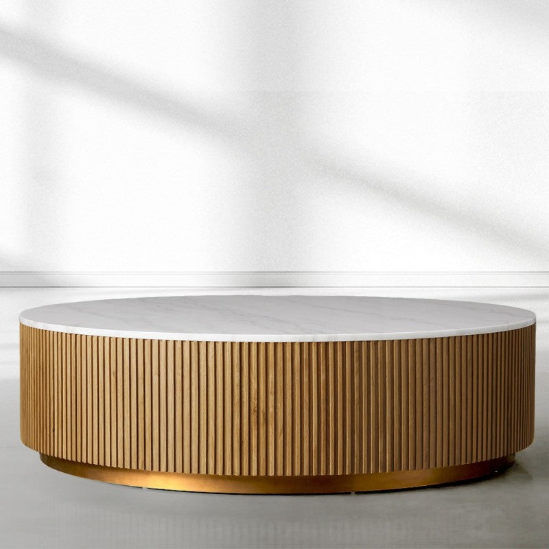 Finnegan Marble Round Coffee Table 36"D 42"D 54"D
