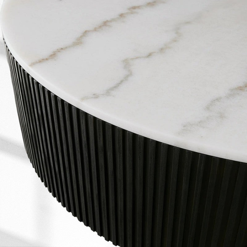Finnegan Marble Round Coffee Table 36"D 42"D 54"D