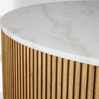 Finnegan Marble Round Coffee Table 36"D 42"D 54"D