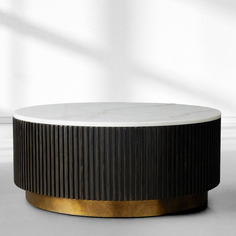 Finnegan Marble Round Coffee Table 36"D 42"D 54"D