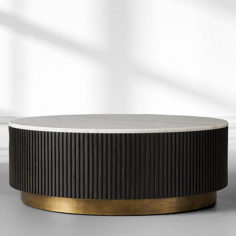 Finnegan Marble Round Coffee Table 36"D 42"D 54"D