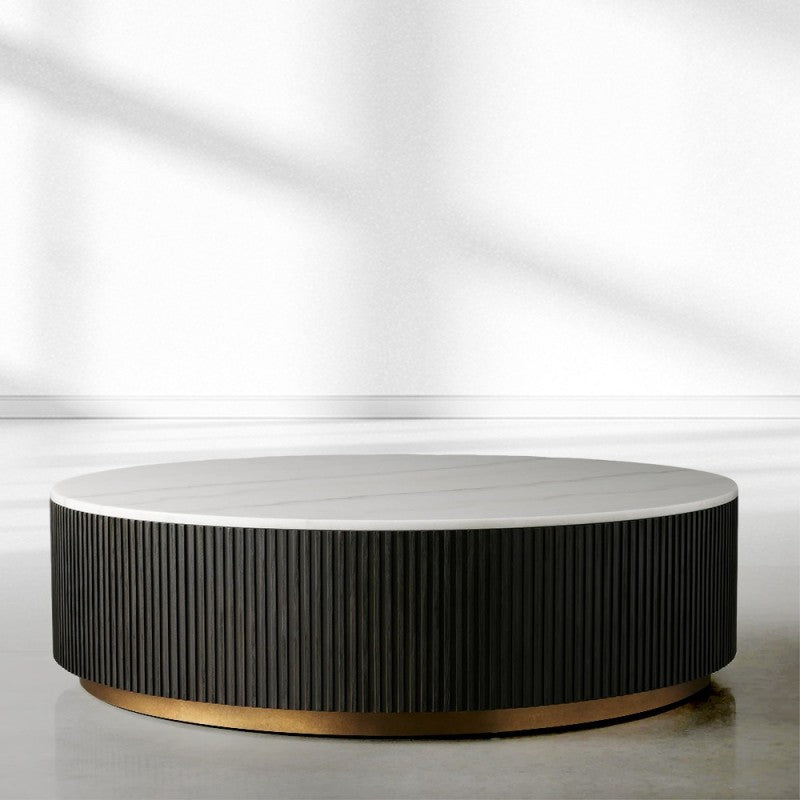 Finnegan Marble Round Coffee Table 36"D 42"D 54"D