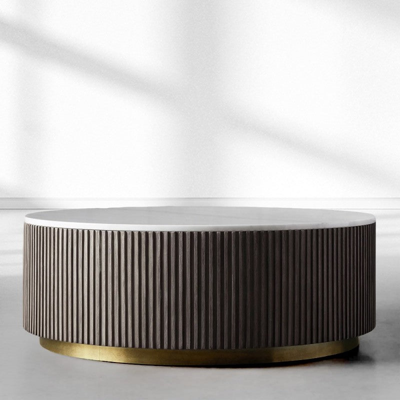 Finnegan Marble Round Coffee Table 36"D 42"D 54"D