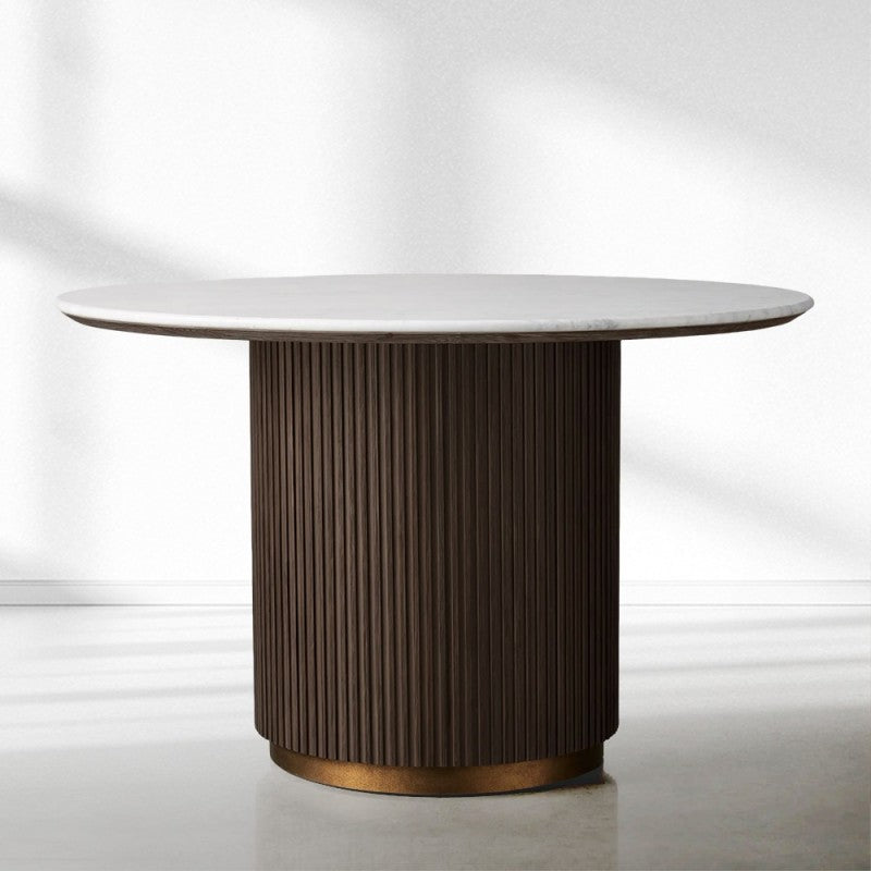 Finnegan Round Dining Table 48“D 60”D