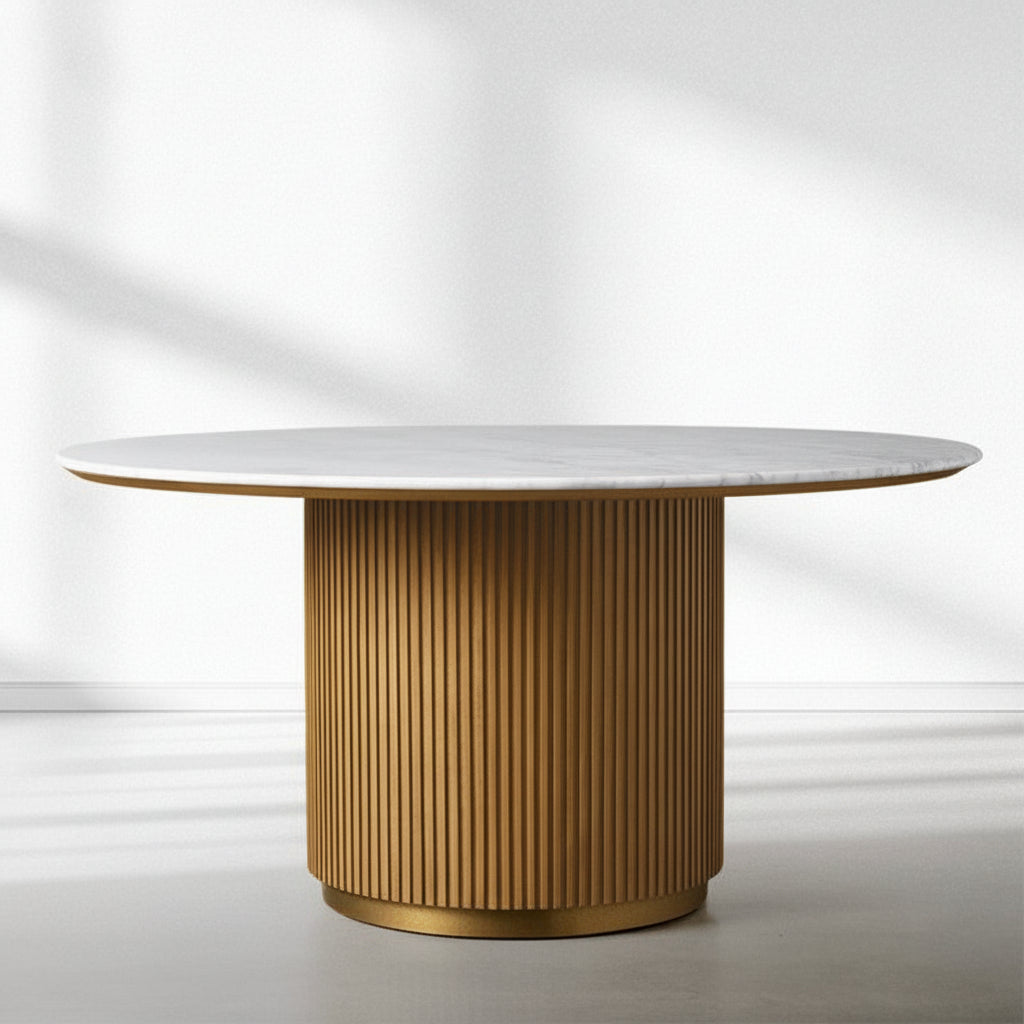 Finnegan Round Dining Table 48“D 60”D