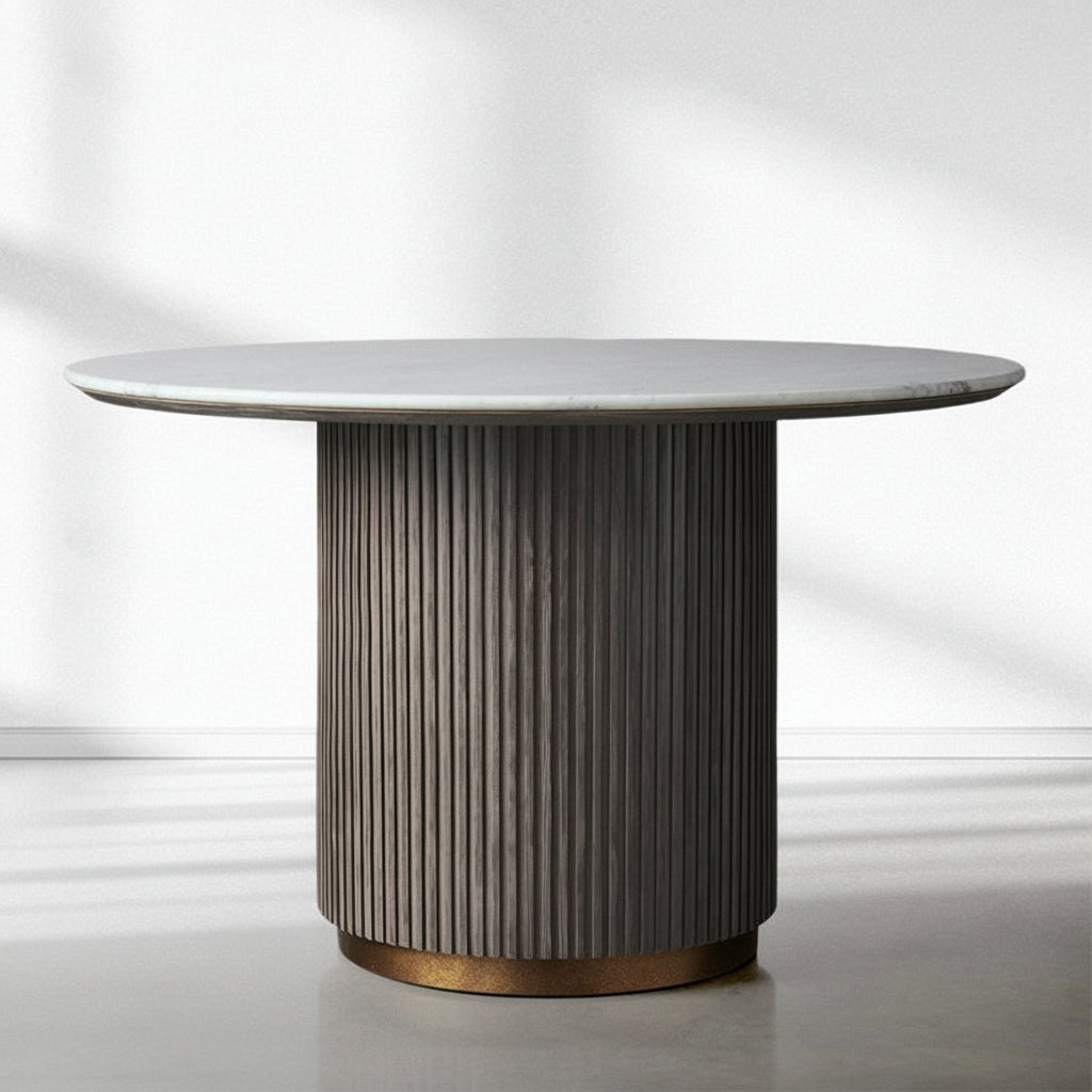 Finnegan Round Dining Table 48“D 60”D