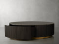 Finnegan Round Storage Coffee Table 42“D 54”D
