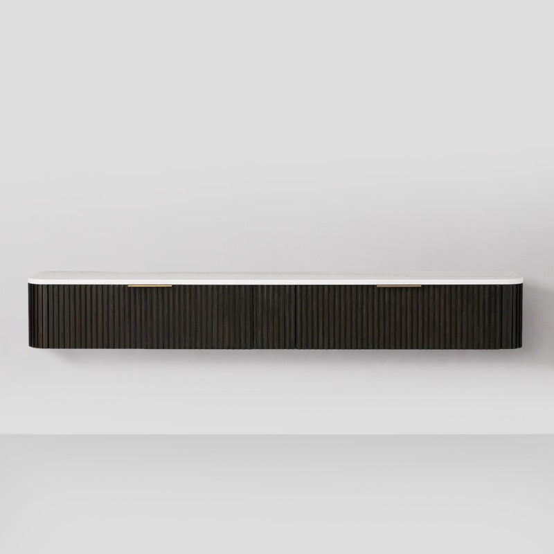 Finnegan Wall Mounted Media Console 72”W 96“W