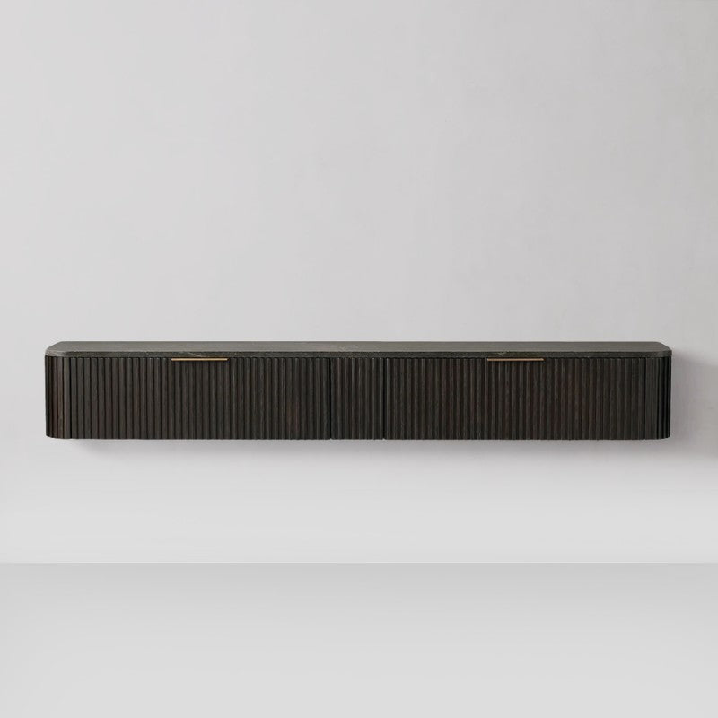 Finnegan Wall Mounted Media Console 72”W 96“W