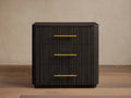 Finnegan Wood Nightstand 26“W 30”W