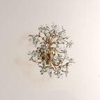 Seraphina Crystal Blossom Branch Wall Sconce