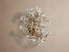 Seraphina Crystal Blossom Branch Wall Sconce