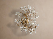 Seraphina Crystal Blossom Branch Wall Sconce