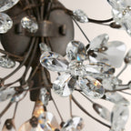 Seraphina Crystal Blossom Branch Wall Sconce