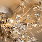 Seraphina Crystal Floral Flush Mount Ceiling Light