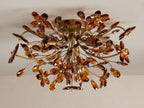 Seraphina Crystal Floral Flush Mount Ceiling Light