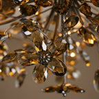 Seraphina Crystal Floral Flush Mount Ceiling Light