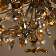 Seraphina Crystal Floral Flush Mount Ceiling Light