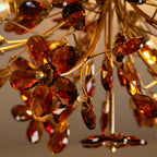 Seraphina Crystal Floral Flush Mount Ceiling Light