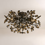 Seraphina Crystal Floral Flush Mount Ceiling Light