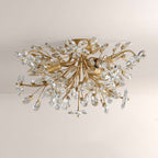 Seraphina Crystal Floral Flush Mount Ceiling Light