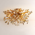 Seraphina Crystal Floral Flush Mount Ceiling Light