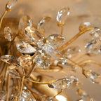 Seraphina Crystal Floral Flush Mount Ceiling Light