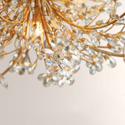 Seraphina Crystal Floral Flush Mount Ceiling Light