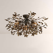Seraphina Crystal Floral Flush Mount Ceiling Light
