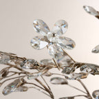 Seraphina Crystal Floral Flush Mount Ceiling Light