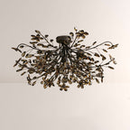 Seraphina Crystal Floral Flush Mount Ceiling Light