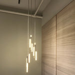 Haivorel 3-Pendant Reeded Glass Chandelier – Floor Sample - product image 2