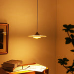 Flying Saucer Alabaster Pendant Lamp — image 4