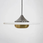 Flying Saucer Alabaster Pendant Lamp — image 31