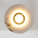 Flying Saucer Alabaster Pendant Lamp — image 28