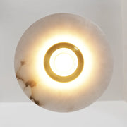 Flying Saucer Alabaster Pendant Lamp — image 28