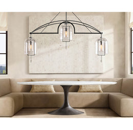 Avermont Glass Grand Linear Chandelier 61
