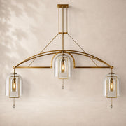 Avermont Glass Grand Linear Chandelier 73